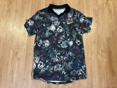 Nike Court Polo Shirt 2019 French Open Floral Tennis Swoosh Men’s Medium (Rare)
