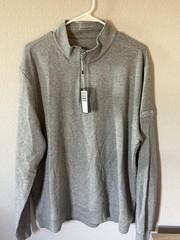 Holderness & Bourne The Harper Quarter-Zip: Heathered Gray New Men’s XL
