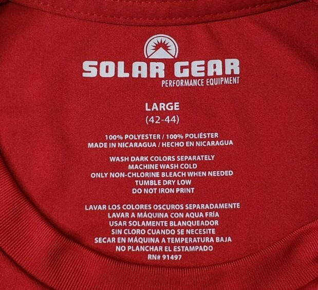 Solar Gear American Custom Steel Bad To The Bone Long Sleeve T-Shirt Men's Large gallery