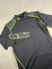 Under Armour ColdGear Mock Shirt Mens 2XL Black Long Sleeve Infrared Base Layer
