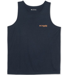 Columbia Men Performance Fishing Gear Logo Graphic Tank Top Navy Size XXL