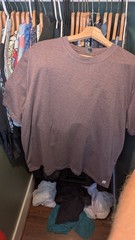 Vuori Men’s Short Sleeve Ponto Tee – Relaxed Fit Huckleberry Heather Size XXL