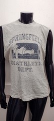 VINTAGE HOMER SIMPSON T-shirts Cut Off SPRINGFIELD Tank GYM 1990s muscle gym M/L
