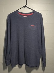Wrangler Men’s Thermal Base Layer Navy Blue, Size XXL