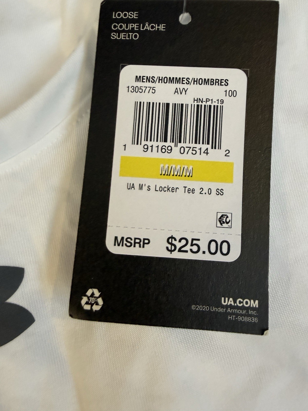 NEW Men's Under Armour White Short Sleeve Shirt NWT Ships Free! gallery