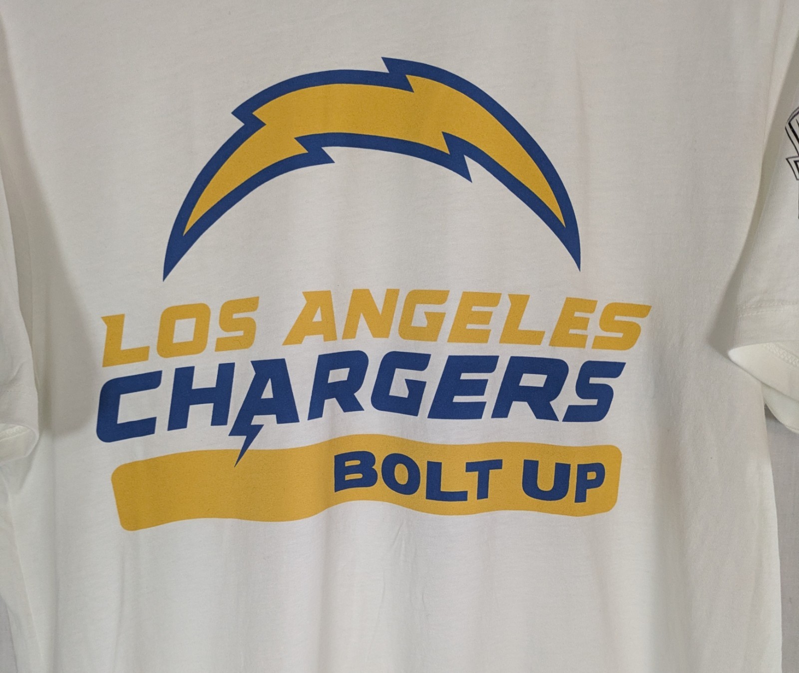 NFL Hall Of Fame T-Shirt Men’s L 2025 HOF Game LA Chargers BOLT UP HOF Canton OH gallery