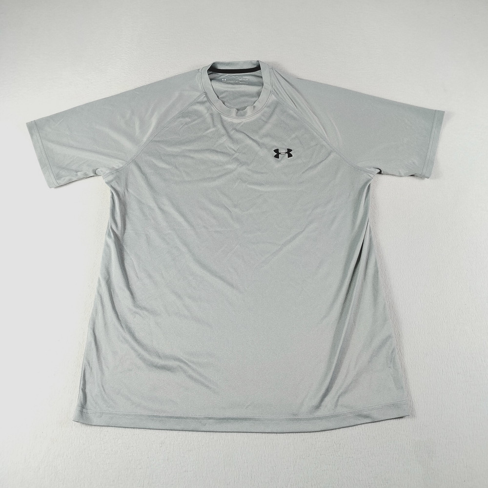 Under Armour T Shirt Mens Large Gray Athletic Athleisure Active Training Workout
