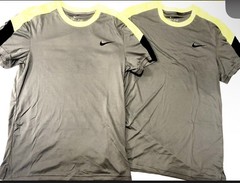 Tennis Nike Anthracite Gray Dri Fit Short Sleeve Shirt Men’s Small (Two-Pack)