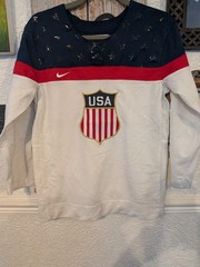 Team USA Nike Olympic Hockey Jersey 2014 Size M Adult Ideal For World Cup