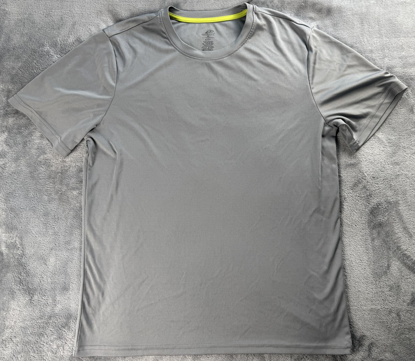 Pro Player Men's Gray Athletic Performance T-Shirt Medium gallery