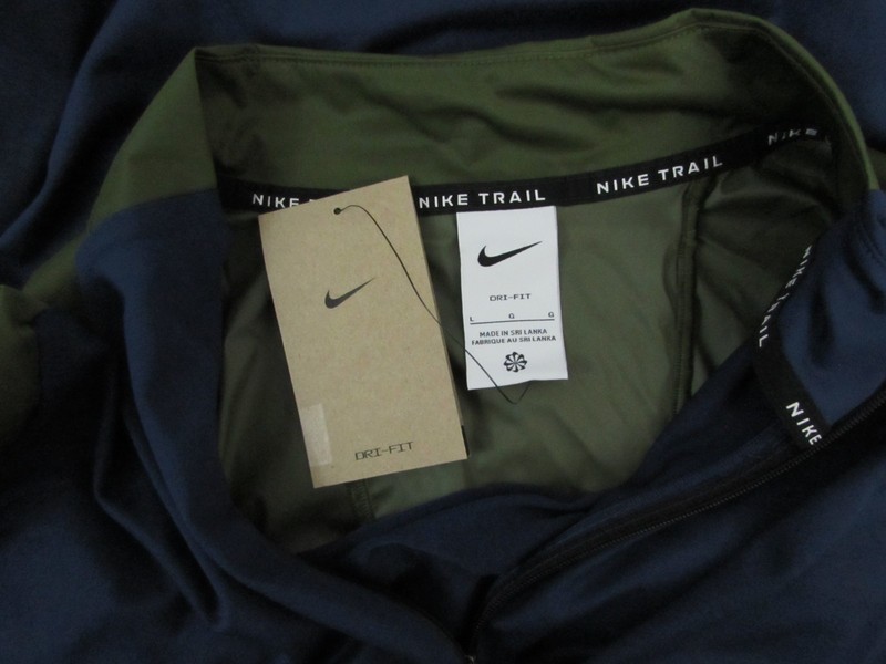 Nike Dri-FIT Trail Element Running Long Sleeve Shirt DD5708-410 Men's Large NWT. gallery