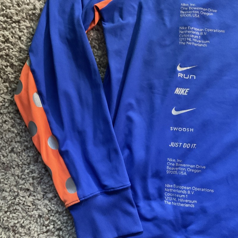 Nike Dri-Fit Element LS Running Top Hyper Royal BQ8183 405 Men’s Large gallery