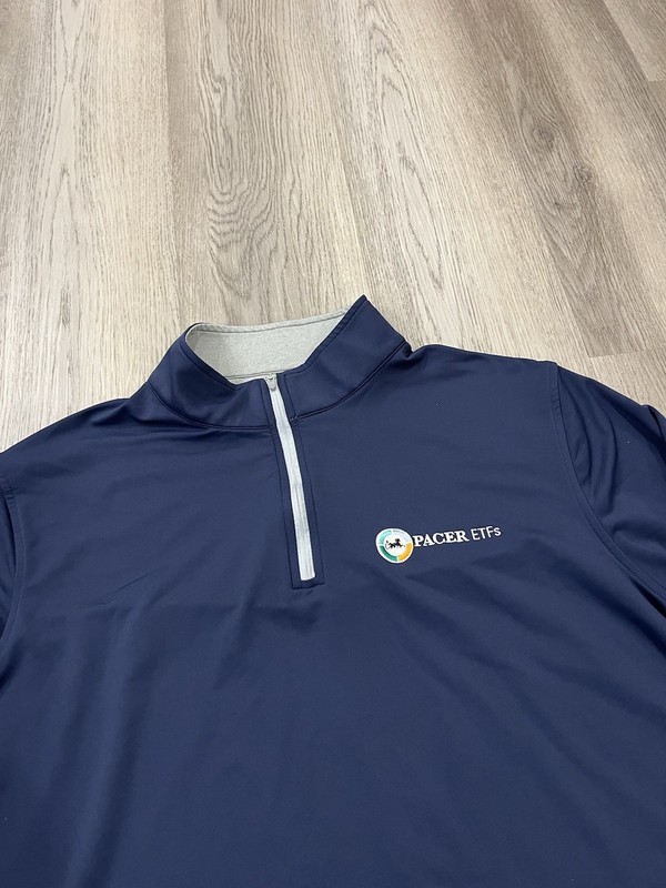 Peter Millar Perth Performance Quarter-Zip Men's XL Pullover Navy Pacer ETF gallery