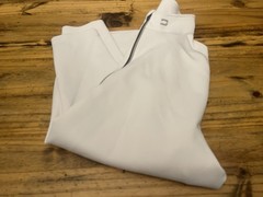 Druids Golf 1/4 Zip Mens Size 2XL Long Sleeve White Pullover
