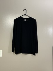 32 Degrees Heat Shirt Mens Size XL Black Long Sleeve Lightweight C100