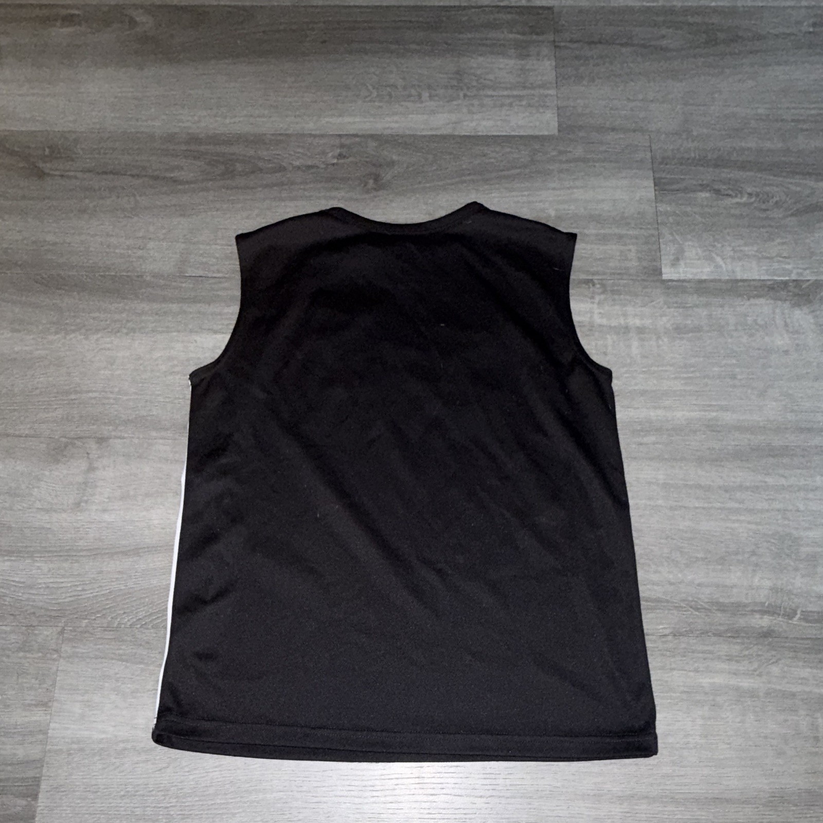 Sport-Tek Men’s L/G Mesh Polyester Jersey Tank Black White Red Graphic Logo gallery
