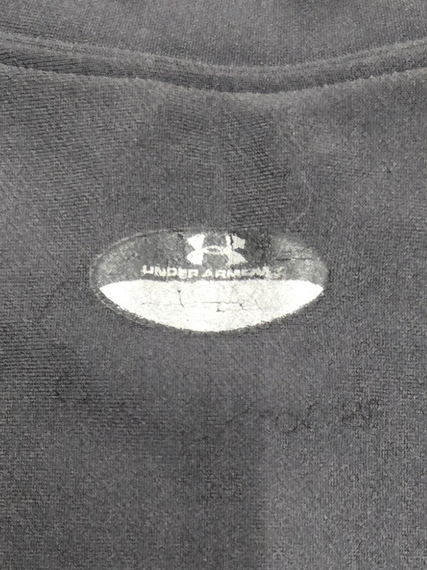 Y2K UNDER ARMOUR Cold Gear Compression Shirt Sz S Gray Mock Turtleneck LS 2007 gallery