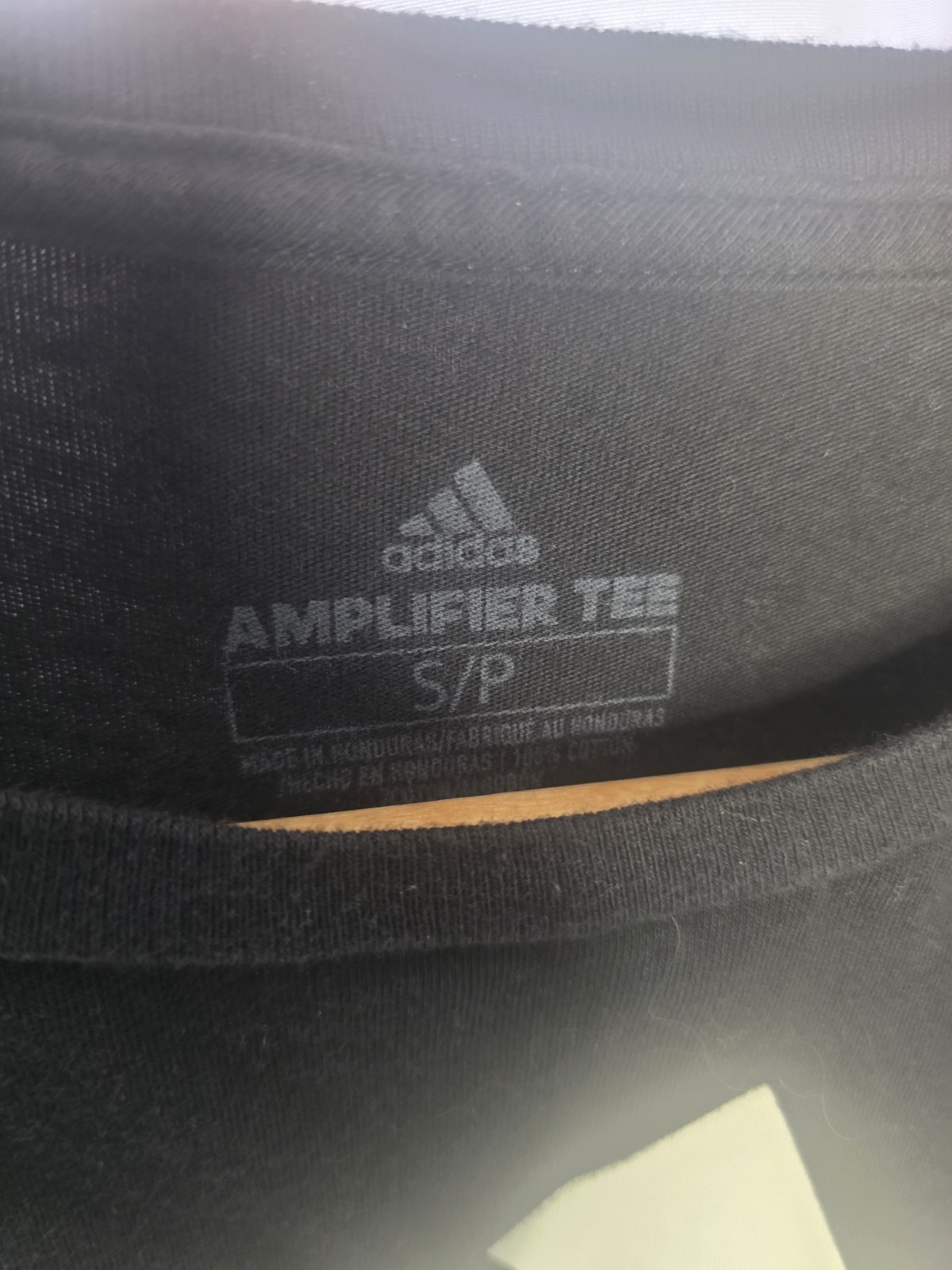 adidas Amplifier Tee Men's Long Sleeve Crew Neck Logo T-Shirt Black Cotton S/P gallery