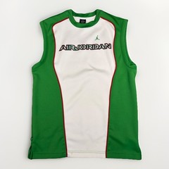 Michael Jordan 20th Anniversary Jumpman AIR #23 NIKE Green Basketball Jersey M