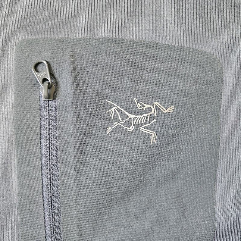 Arc'teryx Men's Slate Blue Rho Ar Zip Neck Quarter-Zip Fleece Pullover XXL gallery