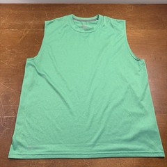 Nike Shirt Mens XL Green Lime Dri Fit Sleeveless Tank Run Active Training