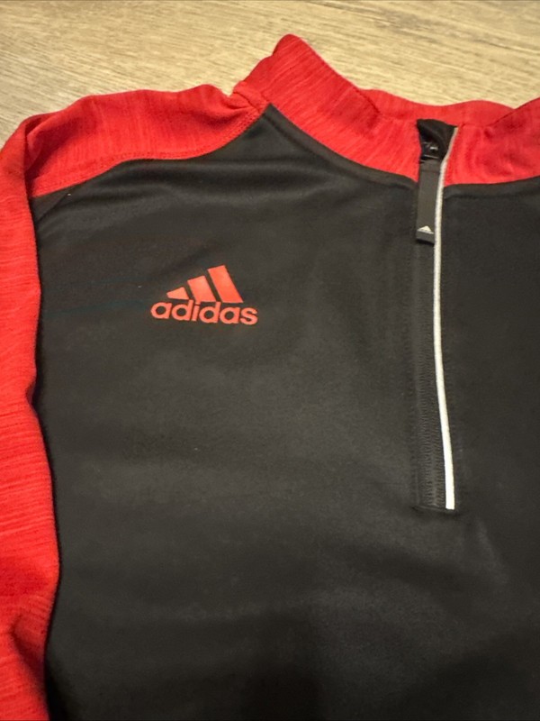 Louisville Cardinals LS 1/4 Zip Pullover Mens Size XL Adidas ACC NCAA basketball gallery