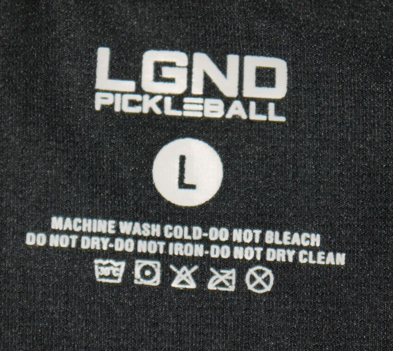 Mens EUC Black LGND Pickleball Training S/S Shirt size L gallery