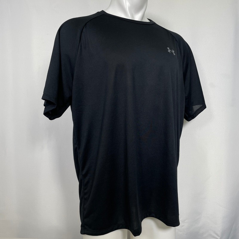Under Armour The Tech 2.0 Tee Athletic Black T-Shirt Top Men's XL gallery