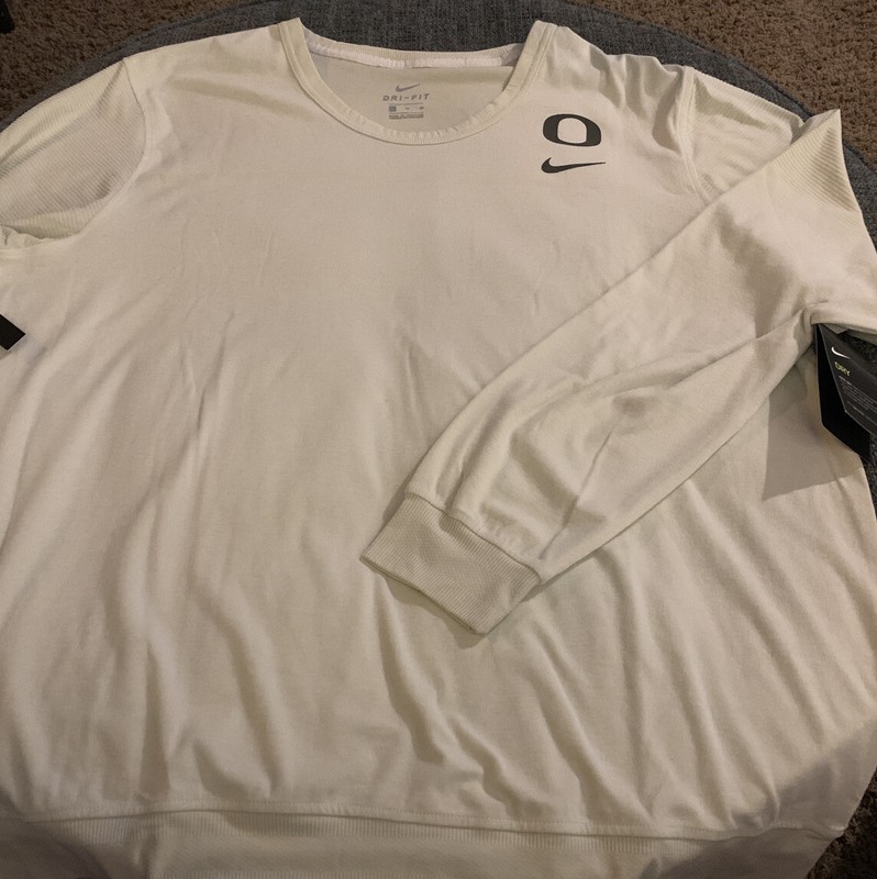Nwt Nike Drifit Oregon Ducks Thin Sweater Mens Size XL Cream $150 D20 gallery