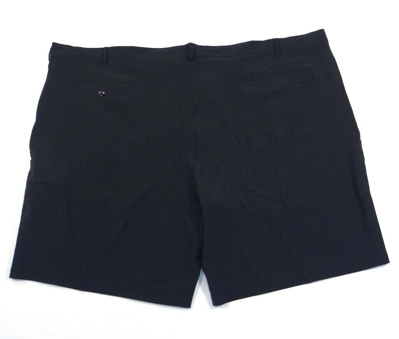Nike Dri Fit Black Flat Front Stretch Coaches Sideline Shorts Men's NWT gallery