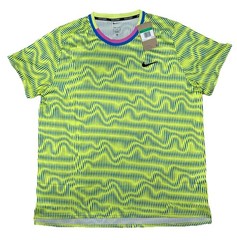 Nike Alcaraz Dri Fit Volt Green 24 ADV Tennis T-Shirt Rare Mens XL FD5322-736