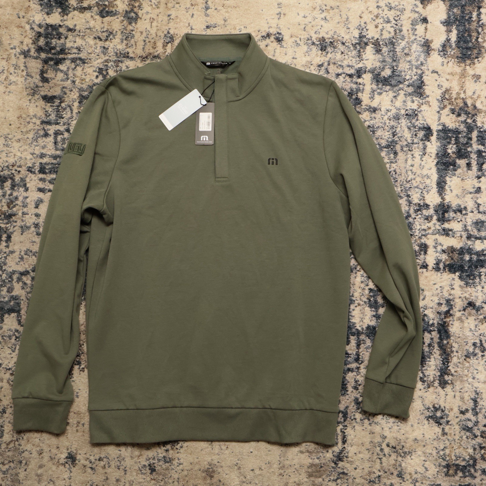 Travis Mathew Cloud Quarter Zip 2.0 Jacket Men’s Size Large Brand New NWT gallery