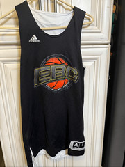Adidas Men’s EBC Elite Basketball Circuit #224 Jersey Tank Top Black Size Small