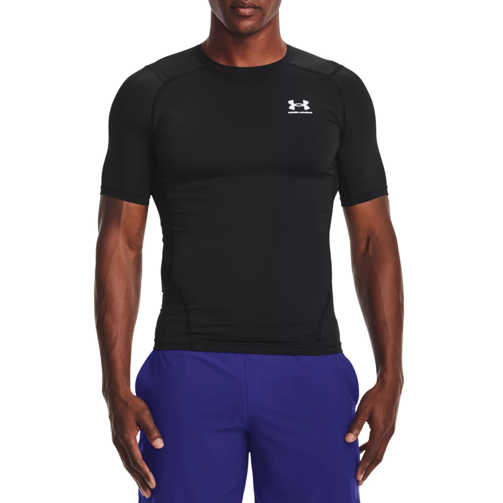 UNDER ARMOUR UA HeatGear Compression Shirt sz 3XL XXX-Large Black gallery