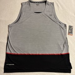 Men’s AND1 Half Court Performance Workout Tank Top Activewear Large Shirt Gray