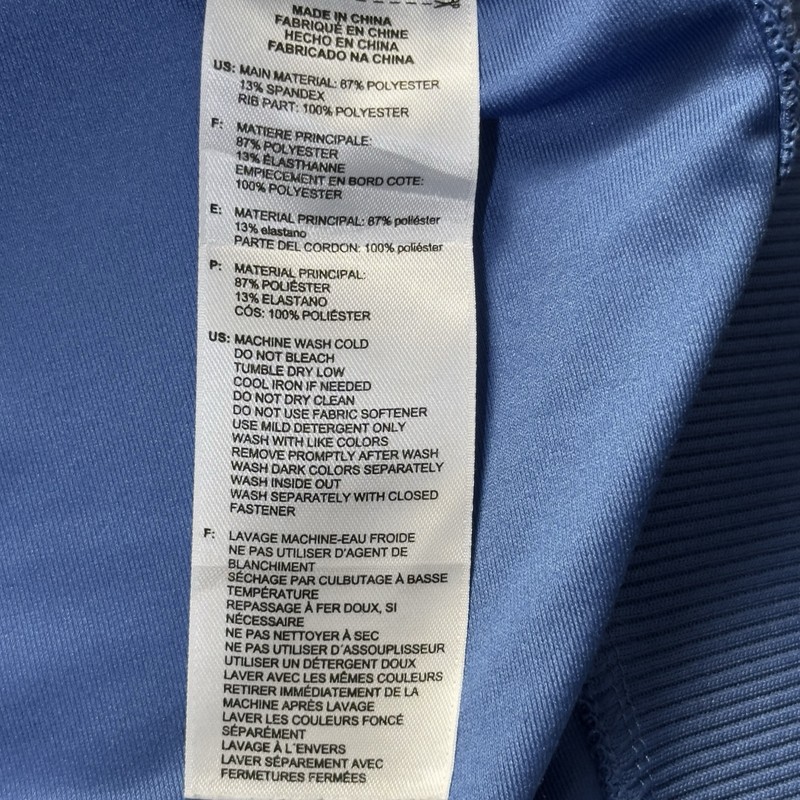 Adidas Golf 1/4 Zip Jumper Mens Large Ronald McDonald Charity Blue Top McDonalds gallery