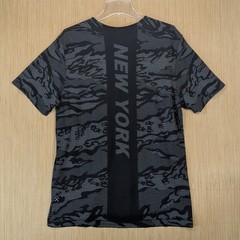 Lululemon Metal Vent Tech SS Shirt XL Grey Camo New York Graphic Training Tee