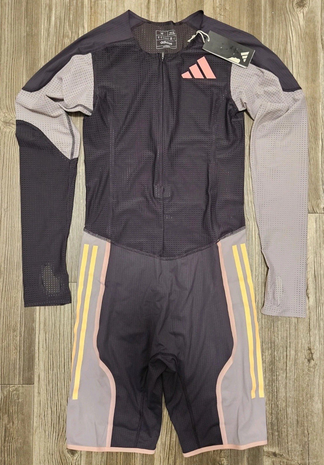 Adidas 2024 Pro Elite Team Long Sleeve Speedsuit Size M gallery