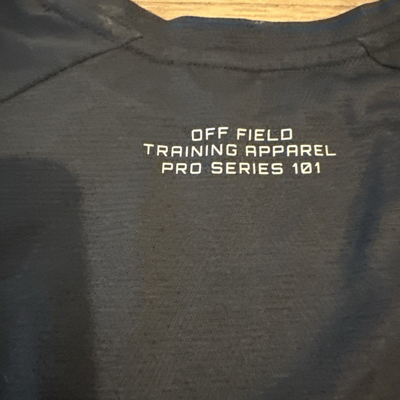 Baseball Lifestyle 101 Black Athletic Vented Long Sleeve Short Men’s Large gallery