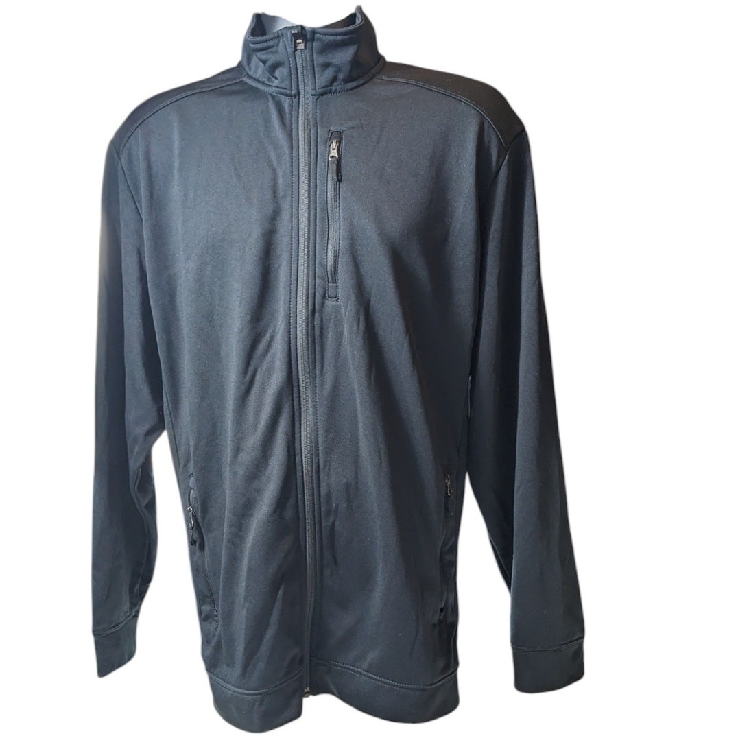 WearGuard Jacket Mens XL Zip Lightweight Zippered Pockets Hiking Sweatshirt 3442 gallery