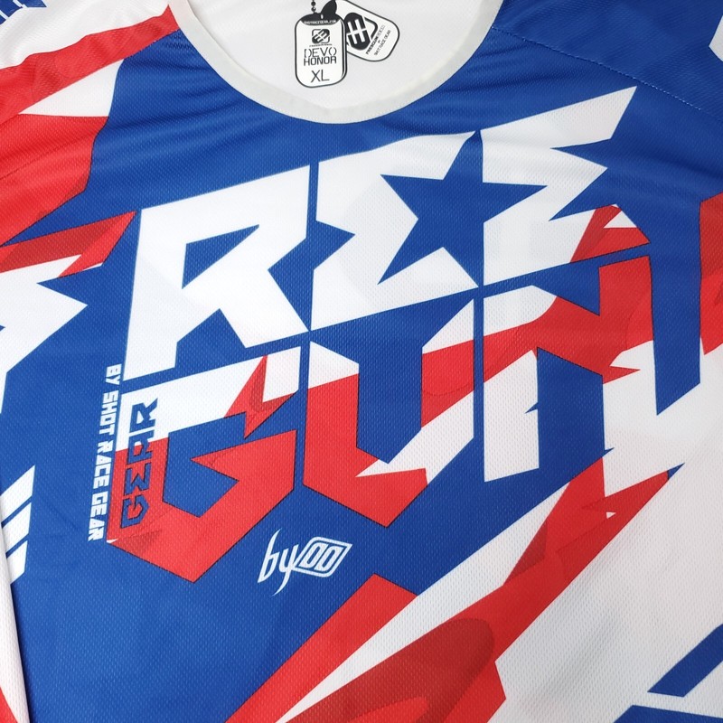 FLY RACING Racewear 2017 Jersey Devo Honor Motocross Shot Race Gear Mens XL gallery