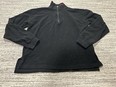 VINTAGE Spyder Sweater Adult Small Black Quarter Zip Pullover Long Sleeve Mens