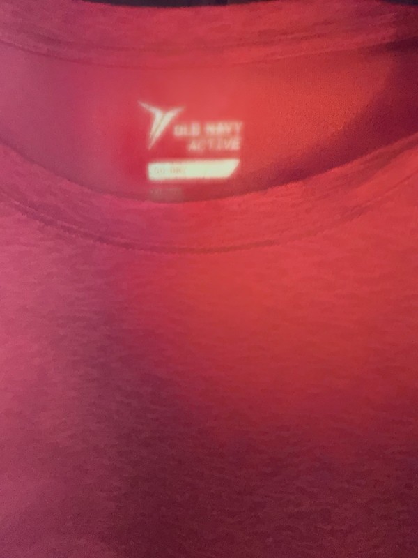 Old Navy Active Go-Dry Moisture Wicking Red Long Sleeve Men's T-Shirt L gallery