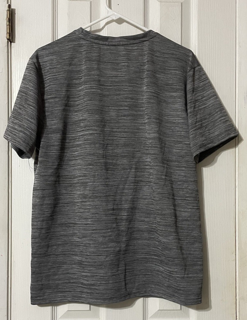 Spalding Dri Power T Shirt Large Gray Marled Short Sleeve gallery