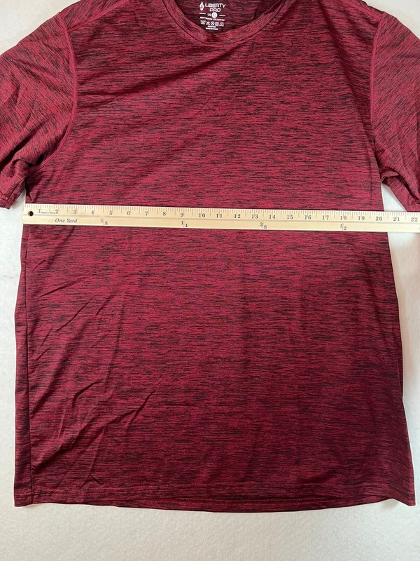 Liberty Pro Men's Signature Burgundy Athletic Tee's - Size XL gallery