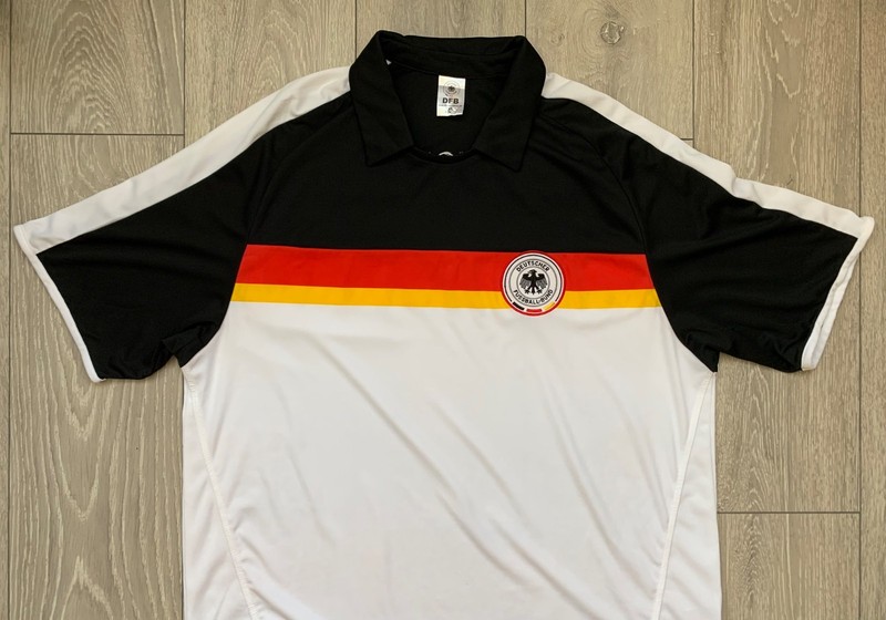 Germany Deutscher Fussball Bund White Soccer Jersey XL T Shirt gallery
