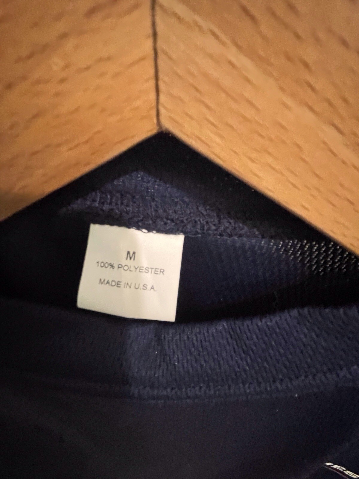 Marines Mock Neck Long Sleeve Navy Mesh Activewear Shirt M 100% Polyester gallery