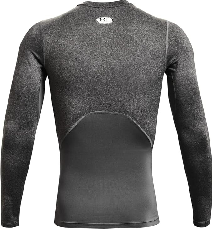 Under Armour Men's HeatGear Compression Long-Sleeve T-Shirt Gray Size M gallery