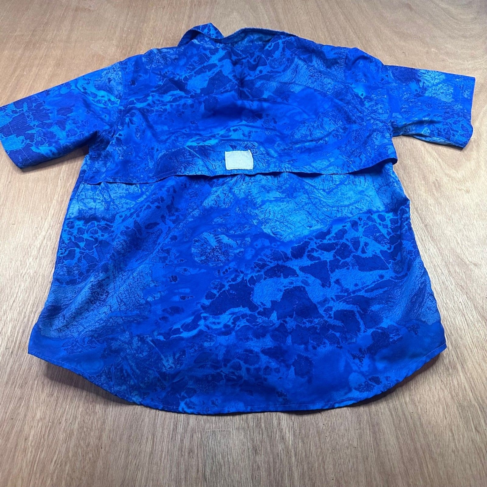 Ocean + Coast x Realtree Fishing Shirt Men’s M Blue Camo Button Up Performance gallery