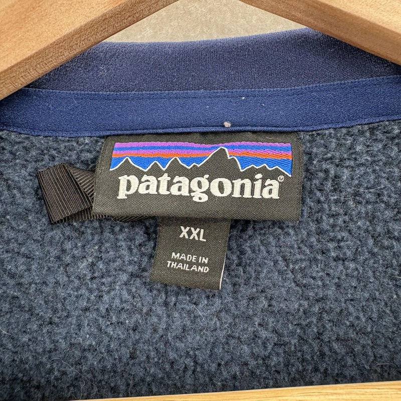 Patagonia Better Sweater 1/4 Zip Fleece Pullover Mens 2XL Blue Hiking Outdoor gallery